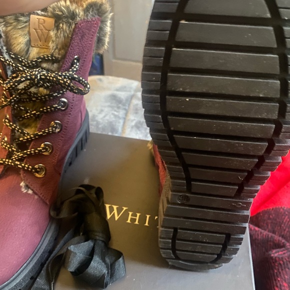 Ron White ilsa nubuck aubergine boots 38 size 7.5 weatherproof winter - Picture 6 of 10